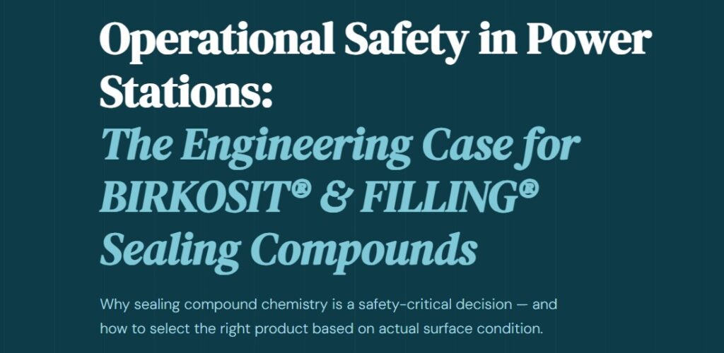 Operational Safety in Power Stations with Sealing Compounds