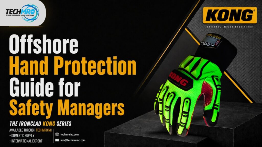 KONG Glove India KONG Deck Crew KDC5 offshore hand protection gloves for safety managers, wire rope handling, marine operations, oil and gas, and industrial safety